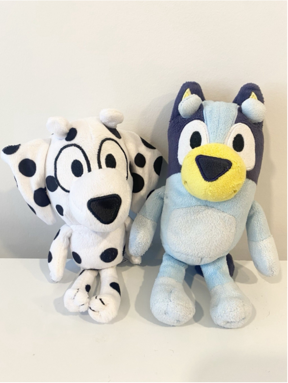 Bluey & Chloe Plush Lot Moose Toys Ludo Studios Stuffed Animals 8” Disney Jr
